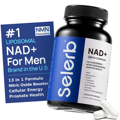 Selerb Nad Suplemento Nad+ - Energía y Vitalidad Masculina