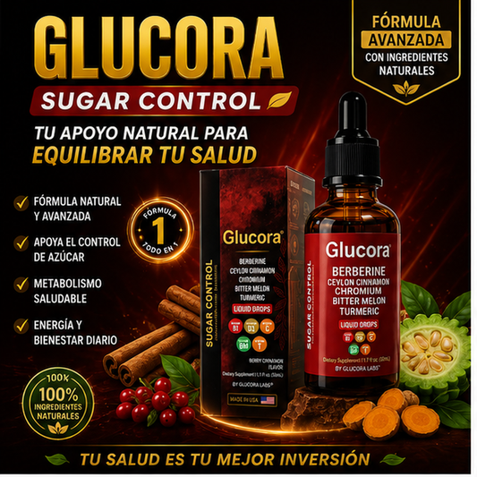 Glucora Berberine Liquid - Bienestar Metabólico Natural