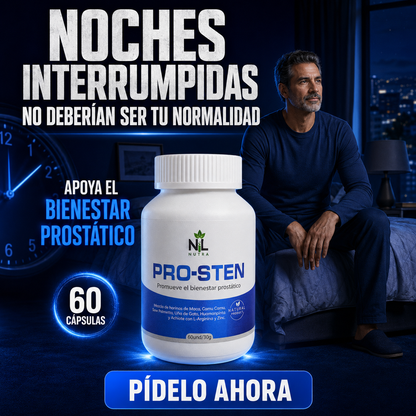 Pro-Sten Bienestar Prostático 60 Cápsulas – NL Nutra