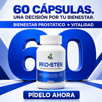 Pro-Sten Bienestar Prostático 60 Cápsulas – NL Nutra