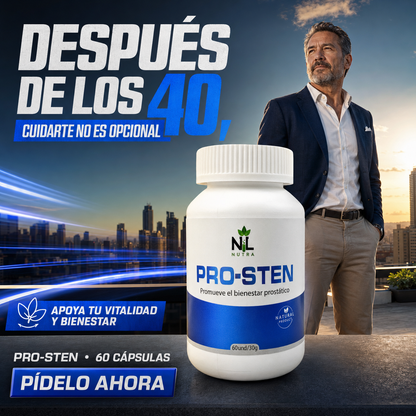 Pro-Sten Bienestar Prostático 60 Cápsulas – NL Nutra